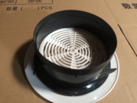 Grille de ventilation décorative ronde pour plafond, diffuseur d'air de retour, registre de ventilation pour système de climatisation HVAC, entrepôt