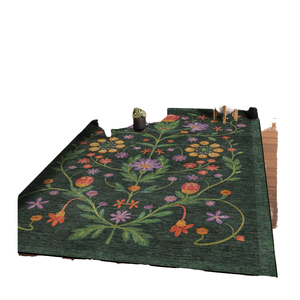 Polyester Cushioned Stain Resistant Classic Medium Pile <b>Thin</b> Carpet Non-Slip Backing Machine Washable <b>Rug</b> Home Living Room China - Product Image 1