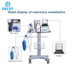 Équipement vétérinaire OSCAT meilleure qualité appareil hospitalier médical Instruments d'anesthésie <span class=keywords><strong>Machine</strong></span> d'anesthésie DM6B - Product Image 6