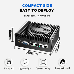 มินิพีซี I3-N305 พร้อมพัดลมระบายความร้อน Octa Core DDR5 2*HDMI2.0 4K 60hz คอมพิวเตอร์อุตสาหกรรม ระบบ 10/11/Linux รุ่น YK-F62F-MTW-i3-N305-2C-4L Octa- - Product Image 4