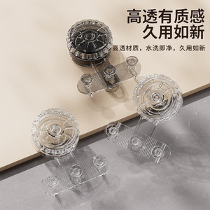 Gancho de succión Hongyu con 2 ganchos, diseño moderno, fácil instalación, gancho para toallas y accesorios de baño, para colgar en la pared. - Product Image 4