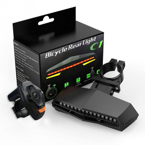 Đèn hậu xe đạp không dây <span class=keywords><strong>LED</strong></span> thông minh, sạc USB, phụ kiện xe đạp điện, điều khiển từ xa, đèn hậu xe đạp, tín hiệu laser - Product Image 6