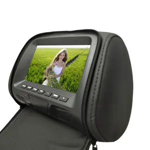 Car Headrest Monitor 7 Inch Headrest Car Display Headrest Monitor Seat Pillow TV MP5