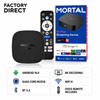 Boîtier TV Android 16 4K Quad Core 4 Go de RAM WiFi 2.4G/5GHz Rockchip RK3518 Solution OEM/ODM Marque Privée T1+