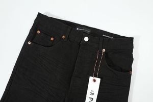 Factory Direct Sales of New High-quality <strong>P</strong> Brand Elastic Tight Black Pleated Men's Denim Pants From Europe and America - Product Image 3