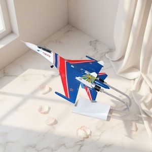 Modello di Aereo SU-27 1/70 31cm, Simulazione Artigianale per Appassionati di Aviazione - Product Image 4