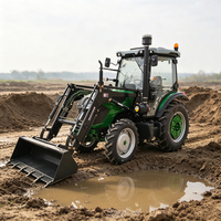 Nuovo Trattore Agricolo 4x4 da 100 CV/80 CV con Cabina AC, Pompa e Cambio, Attrezzato per la Vendita - Prezzi Vantaggiosi