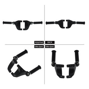 Kit de montage de repose-pieds pour passager arrière de moto, noir, pour Harley <span class=keywords><strong>Sportster</strong></span> XL <span class=keywords><strong>1200</strong></span> 883 Forty Eight 2004-<span class=keywords><strong>2013</strong></span> - Product Image 3