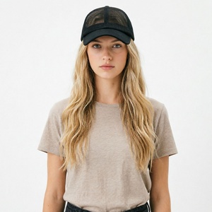 Wholesale Breathable Outdoor Sports Quick Dry Sporty Adjustable Mesh Baseball <b>Cap</b> Summer <b>Running</b> Trucker Full Mesh Men <b>Women</b> - Product Image 2