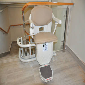 Incurvé intelligent automatique d'urgence maison ascenseur ascenseur de chaise d'escalier pour personnes handicapées - Product Image 4