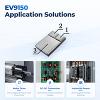 EvolE -100V -25A Transistor MOSFET Saluran-P Trench SMD-2 Tingkat Standar RDS(on) Rendah 0.15 Daya Tinggi Pengalih Beban IRF9150