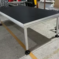 ESI GT Stage Aluminum 6082-T6, plateforme de scène modulaire portable certifiée TUV, plancher antidérapant pour mariage, concert, festival