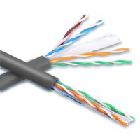 Câble de communication extérieur haute vitesse CAT6A en PVC à paire torsadée LSZH en cuivre sans oxygène pour centre de données et cluster de serveurs