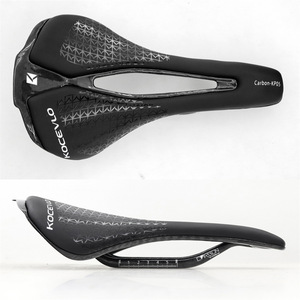 KOCEVLO-Siège de vélo en fibre de carbone ultra-léger, <span class=keywords><strong>selle</strong></span> de vélo de route de montagne en <span class=keywords><strong>cuir</strong></span> - Product Image 6
