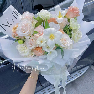 Màng OPP Dày Giấy Gói Hoa Giấy Nhựa Giấy Bóng Kính Hoa Trong Suốt Hoàn Toàn Giấy Chống Thấm Nước Bọc Trong Hoa Pa - Product Image 5