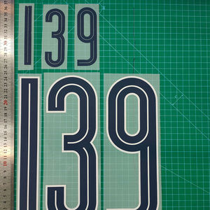 Números y Nombres Personalizados para Camisetas de Fútbol, Serigrafía, Transferencia Térmica de Plastisol, Nombres y Números para Camisetas de Fútbol del <span class=keywords><strong>Barcelona</strong></span> - Product Image 1