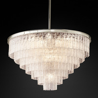 Lustre en cristal K9 Odsen de luxe de grande taille pour l'éclairage des hôtels, lustre en cristal de luxe, luminaire suspendu