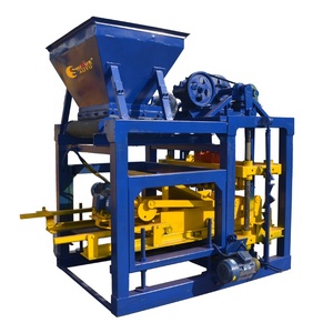 QTJ4 25 Máquina para Pequeñas Empresas, Ideas de Negocio, Moldeadora de Bloques en Ghana, Planta de Fabricación de Ladrillos de Hormigón en Venta - Product Image 5