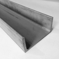 Fournisseur de profilés en U en acier noir laminé à chaud, dimensions UPN