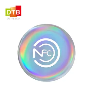 Tag RFID Anti Logam NFC NTAG213, DTB 13.56MHz Pelacakan Aset