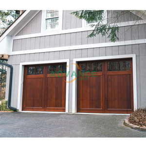 Frais généraux automatiques sectionnels durables de porte de <span class=keywords><strong>garage</strong></span> en <span class=keywords><strong>bois</strong></span> solide pour des villas - Product Image 3