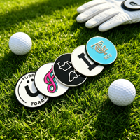 Marcadores de Posición de Pelota de Golf para Mujer, Surtidos, con Estuche de Exhibición y Clip para Gorra, Personalizables