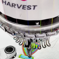 Machine à broder industrielle à 24 têtes pour la fabrication de badges, écussons et logos de haute qualité