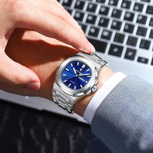 Poeagar 853 Người Đàn Ông Mới Relojes Phụ Kiện Không Thấm Nước Thạch Anh Sáng Đồng Hồ Sang Trọng Thép Không Gỉ <span class=keywords><strong>Analog</strong></span> Đồng Hồ Cho Nam Giới - Product Image 5