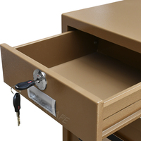 CEQSAFE Coffre-fort numérique automatique ignifuge pour ranger l'argent, coffre-fort électronique