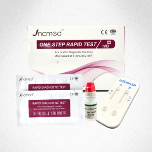 진단 급속 항원 검사 키트 인플루엔자 A + B 항원 검사 카세트 독감 검사 키트 - Product Image 1