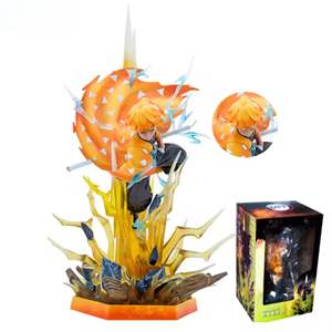 31cm 12,2 pulgadas Manga Demoned Slayers figura Thunder Agatsuma Zenitsu Demoned Slayers Anime figura <span class=keywords><strong>de</strong></span> acción - Product Image 1