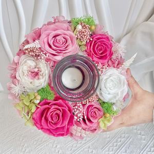 Nouvelle Idée Coffrets Cadeaux Saint Valentin Fleur de Rose Éternelle Cadeau de Mariage <span class=keywords><strong>Pas</strong></span> <span class=keywords><strong>Cher</strong></span> Rose Préservée Avec Bougie Vraies <span class=keywords><strong>Fleurs</strong></span> Préservées Fraîches - Product Image 4