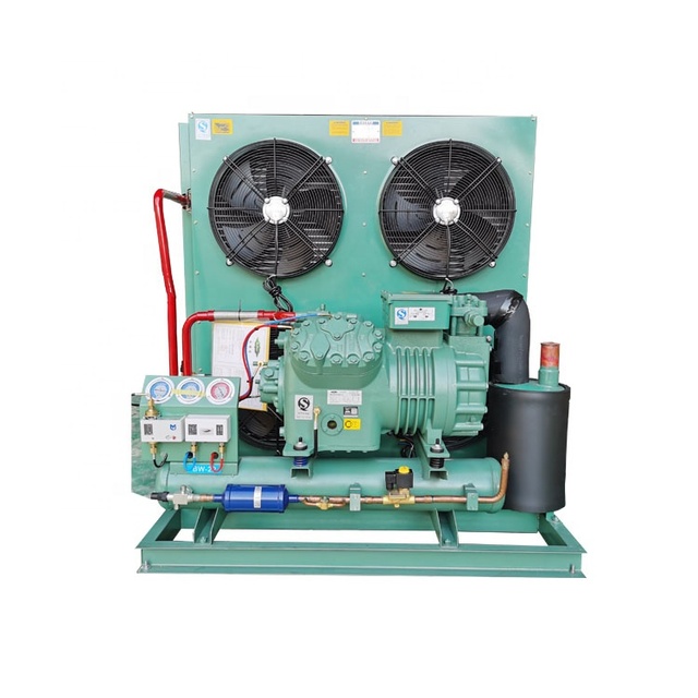 Factory Price Refrigeration 50HP Semi-Hermetic Piston Compressor R410A Air-Cooled Condensing Units Engine Pump for Cold Room