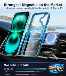 16E per <span class=keywords><strong>iPhone</strong></span> 16 Pro Max custodia trasparente paraurti Ultra forte magnetico 15 Pro <span class=keywords><strong>14</strong></span> 13 12 lente in metallo antiurto retro <span class=keywords><strong>Cover</strong></span> trasparente - Product Image 2