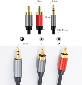 Adaptateur de câble audio <span class=keywords><strong>USB</strong></span> C vers 2 <span class=keywords><strong>RCA</strong></span>, câble audio vidéo <span class=keywords><strong>USB</strong></span> Type-C vers double <span class=keywords><strong>RCA</strong></span> compatible avec téléphone, haut-parleur, radio - Product Image 6