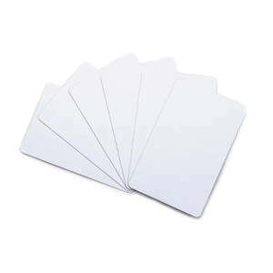 Cartes de visite à puce de luxe en PVC imprimées sur mesure 1K puce NFC RFID Mini étiquette blanche 40g pour contrôle d'accès adhésion et paiement - Product Image 1