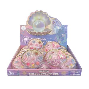 MingXiang Nouvelle Boîte à <span class=keywords><strong>Maquillage</strong></span> et Bijoux en Plastique pour Filles, Jouet de Simulation Maison de Poupée, Rangement pour Épingles à Cheveux et Bagues, <span class=keywords><strong>Coffret</strong></span> Cadeau Trésor, 3+ <span class=keywords><strong>Ans</strong></span>, 4-6 <span class=keywords><strong>Ans</strong></span> - Product Image 5