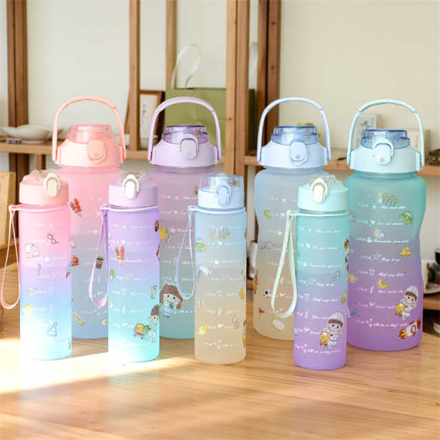 BREMENT 1 Liter Water Bottle With Time Marker - Tritan BPA-Free, 33.8 Fl Oz, Leak-Proof, Motivational Daily Hydration Tracker
