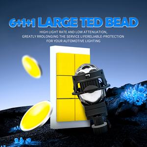 Faros Delanteros Chenlang de 2.0 Pulgadas con Lente de Proyector Bi-LED Súper Brillante, Luz Alta/Baja de 120W, Dos Láseres, Retrofit para Auto y Moto, IP68 - Product Image 4