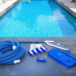 Flexible Vac Head Swimming Pool Leaf Skimmer Net Pool Wall Cleaning Brush Pool <strong>Vaccum</strong> <strong>Hose</strong> - Product Image 1