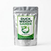 Supplément Premium d'engraissement pour canards 100g, Stimulant de croissance naturel, Prémélange alimentaire en poudre jaune pour canards de chair et oies, Durée de conservation de 2 ans