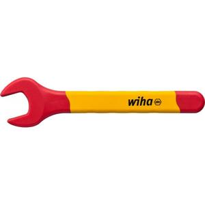 WIHA - 43034 Single insulated <b>open</b>-<b>end</b> <b>spanner</b> 1000V - EAN 4010995430344 1000V INSULATED WRENCHES INSULATED <b>OPEN</b> <b>END</b> WRENCHES - Product Image 1