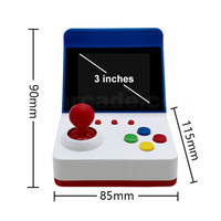 Mini Machine d'arcade rétro S-NK FC 8bit avec 360 jeux intégrés, deux manettes de jeu sans fil