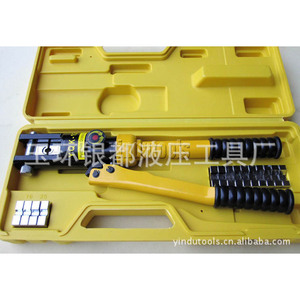 Yqk 120 Hydraulic <b>Wire</b> Crimper 10-120mm Front Entry Industrial Steel <b>Crimping</b> <b>Tool</b> Soft Grip Handle Powder Coated - Product Image 1