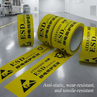 Bande de sol antistatique Haoputon avancée avec avertissement ESD, en PVC anti-rayures, pour ateliers automobiles et électroniques