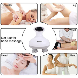 Commercio all'ingrosso IPX7 Impermeabile Senza Fili Tenuto In Mano Portatile LCD Elettrico del Cuoio Capelluto Vibrazione 3D <span class=keywords><strong>Testa</strong></span> Massaggiatore - Product Image 6