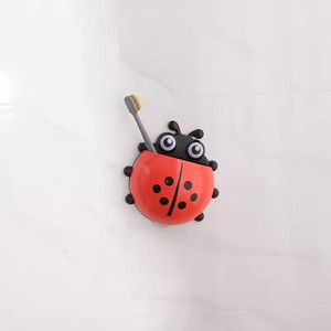 Qixi เต่าทองที่ใส่แปรงสีฟันและยาสีฟันถาดดูดบริดจ์อุปกรณ์ห้องน้ำพลาสติกสำหรับเครื่องซักผ้า - Product Image 4