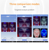 Miroir Magique Intelligent A6 AI MAX HD |   Analyseur de peau de bureau WiFi avec écran tactile 15,6 pouces - Analyse professionnelle du visage pour les soins de beauté