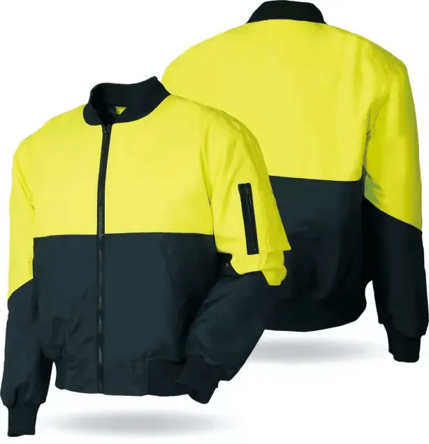 LX sıcak satış üreticisi emniyet yansıtıcı bombacı ceket ücretsiz örnek hi vis ceket logo ile