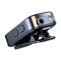C89S Lecteur MP3 portable avec carte TF, design à deux clips, récepteur Bluetooth pour voiture avec micro/selfie